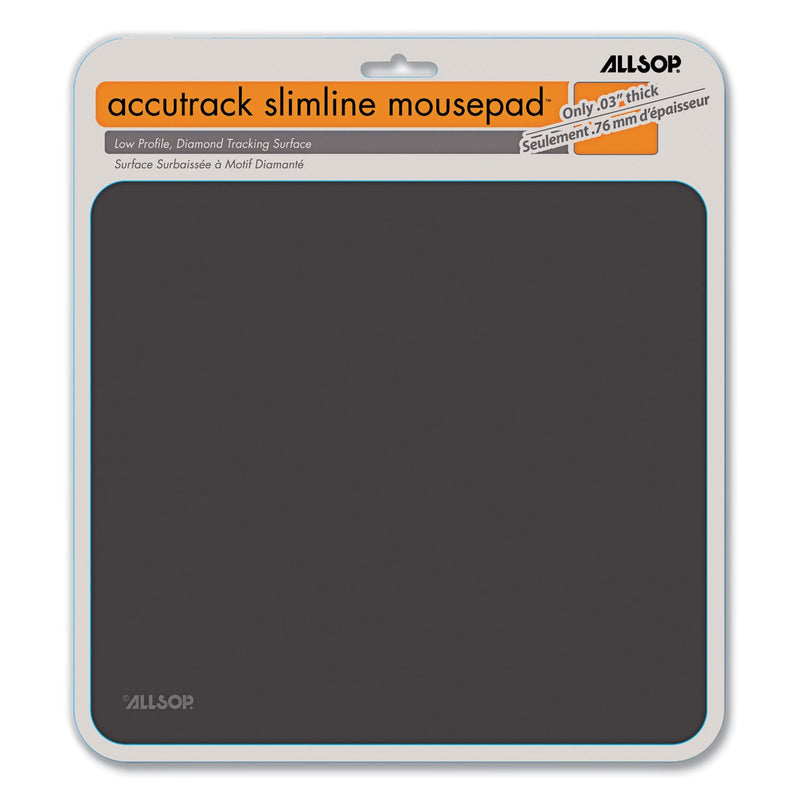 Allsop Accutrack Slimline Mouse Pad, X-Large, 11.5 x 12.5, Graphite