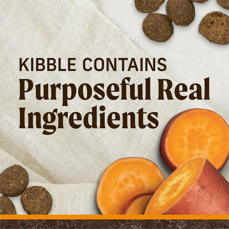 Wholesome and Natural Kibble with Real Chicken and Sweet Potato