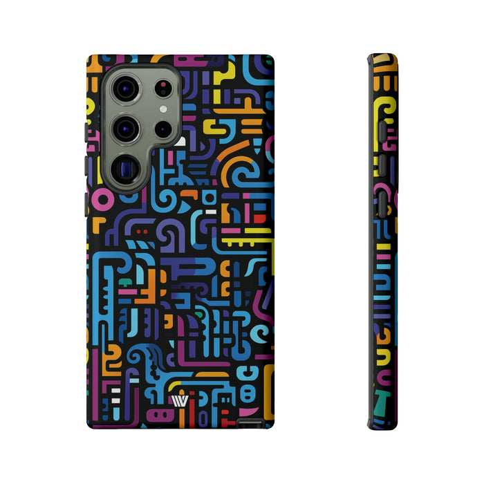 NEON GLYPHS | Tough Phone Case