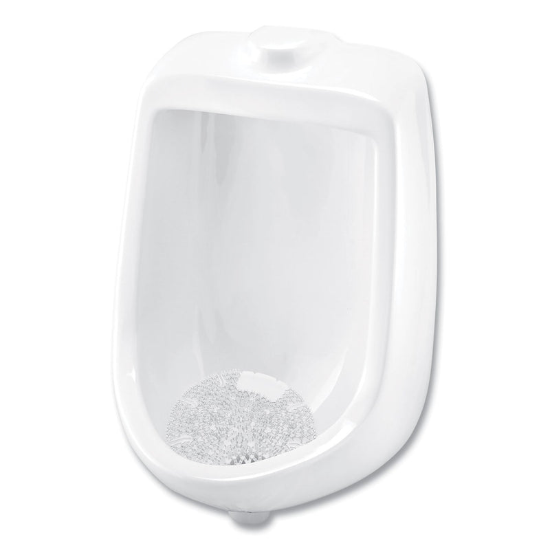 Big D Industries Diamond 3D Urinal Screen, Melon Mist Scent, Clear, 10/Pack, 6 Packs/Carton