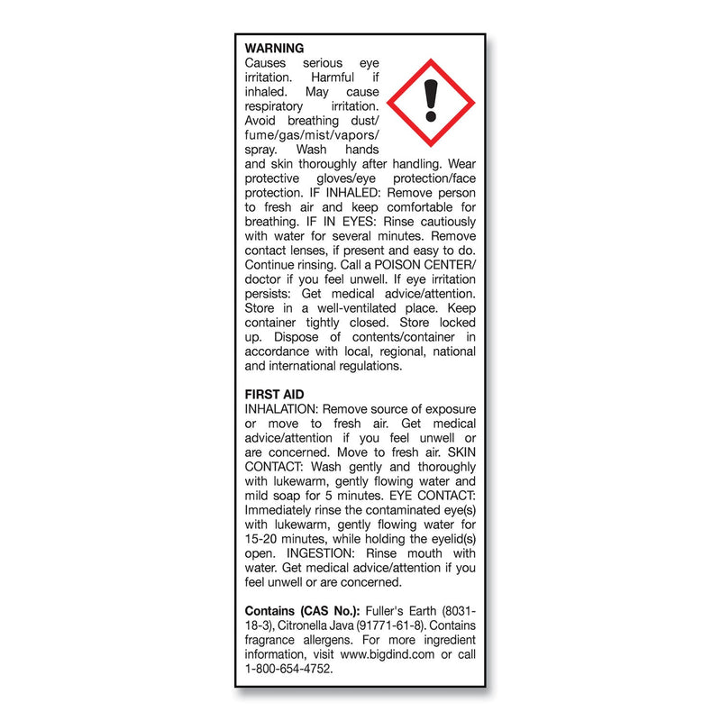 Big D Industries Dumpster D Plus C, Neutral, 25 lb Bucket