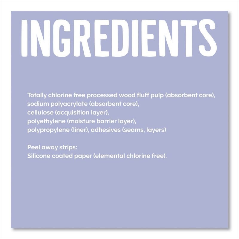 Seventh Generation Chlorine-Free Ultra Thin Pads with Wings, Overnight, 14/Pack, 6 Packs/Carton