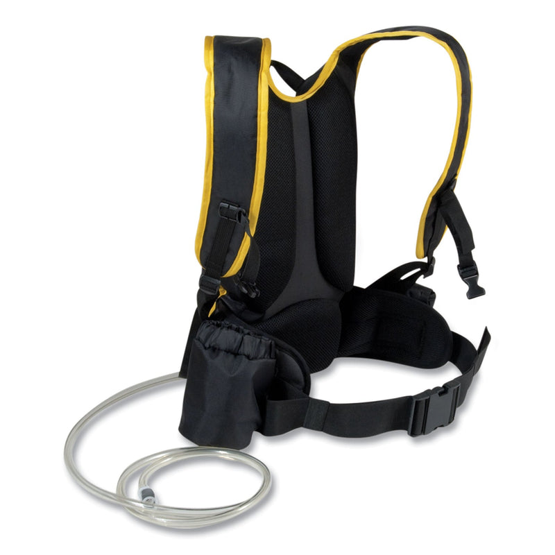 Rubbermaid Flow Finishing System, 18" Wide Nylon Head, 56" Yellow Plastic Handle