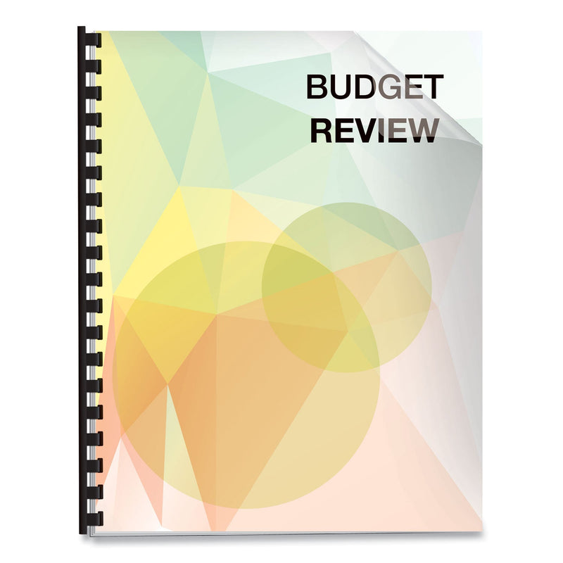 Fellowes Futura Presentation Covers for Binding Systems, Frost, 11 x 8.5, Unpunched, 25/Pack