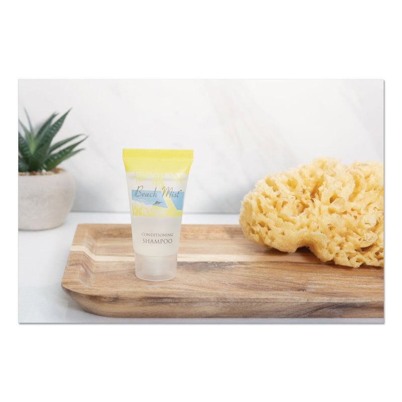 Beach Mist Shampoo, Fresh Scent, 0.65 oz Tube, 288/Carton