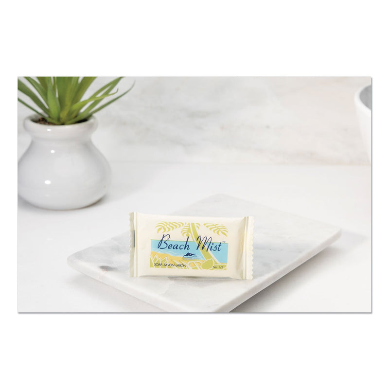 Beach Mist Face and Body Soap, Beach Mist Fragrance, # 1/2 Bar, 1,000/Carton