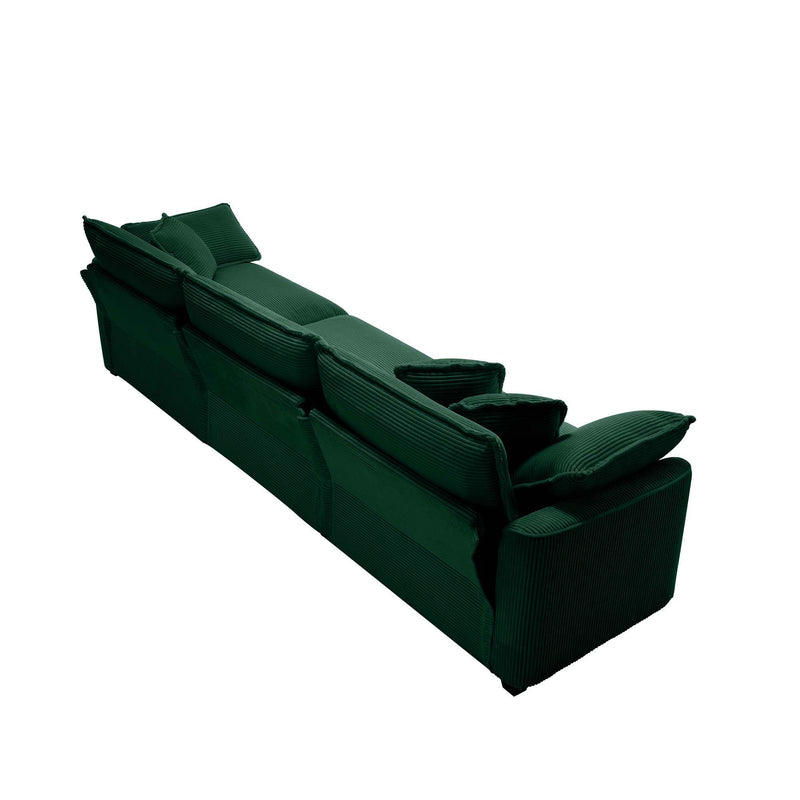 Elegant Oversized Sectional Sofa Set With Deep Seats And Flexible Layout