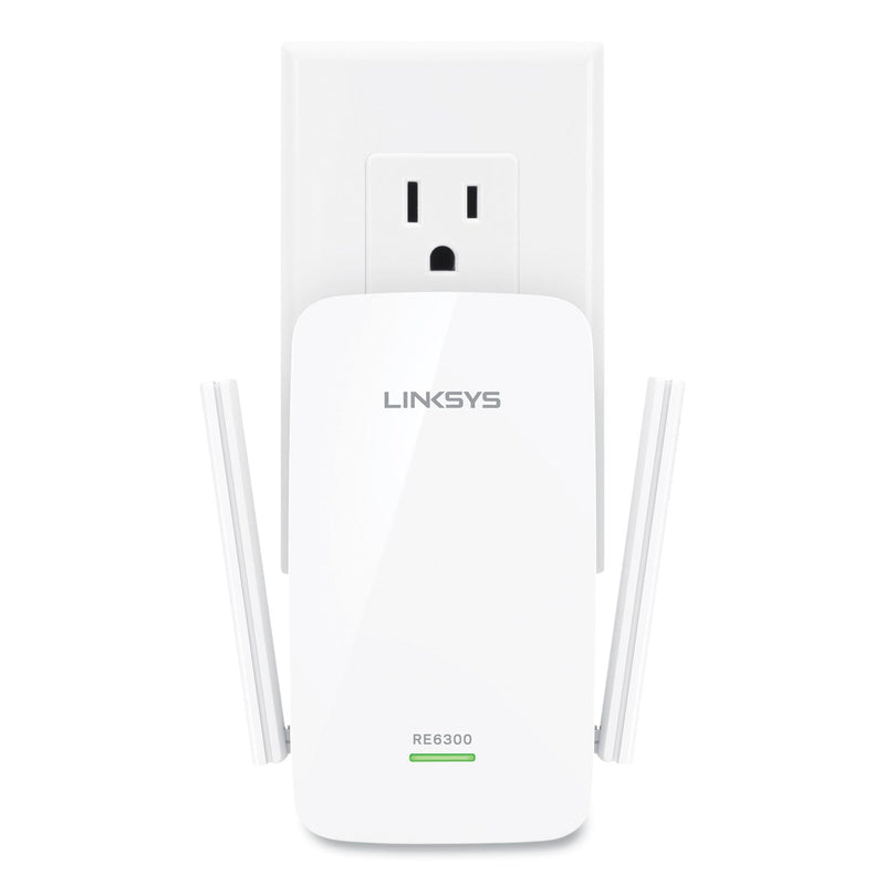 LINKSYS AC750 BOOST Wi-Fi Extender, 1 Port, Dual-Band 2.4 GHz/5 GHz