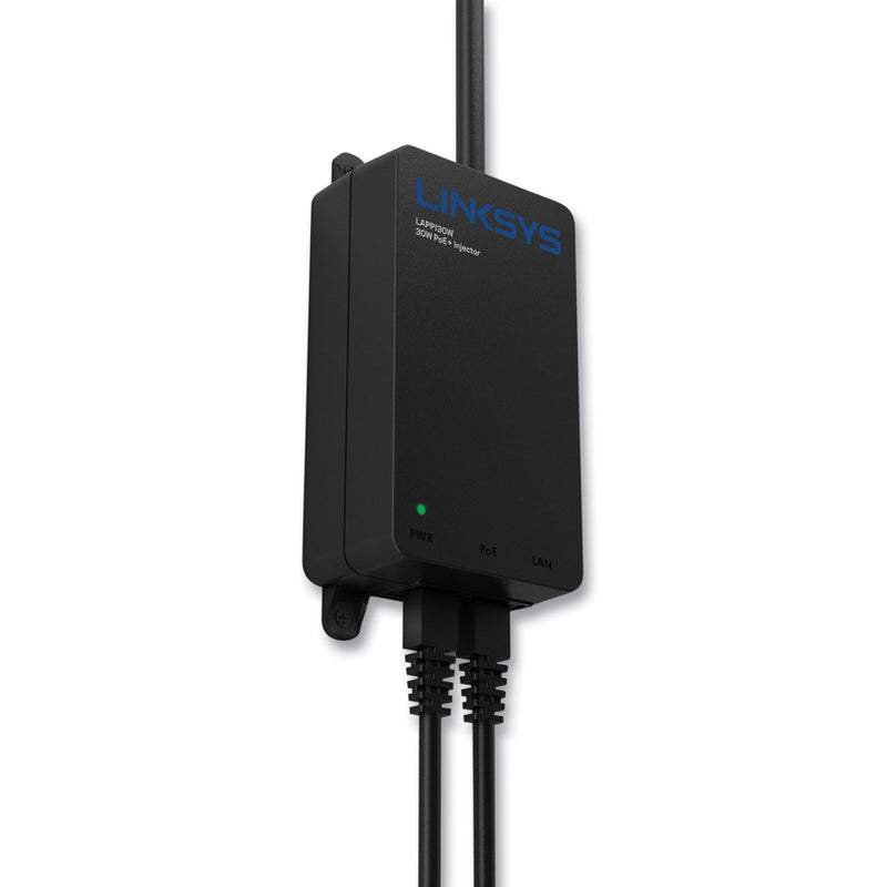 LINKSYS 30W 802.3at Gigabit PoE+ Injector, 2 Ports, TAA Compliant