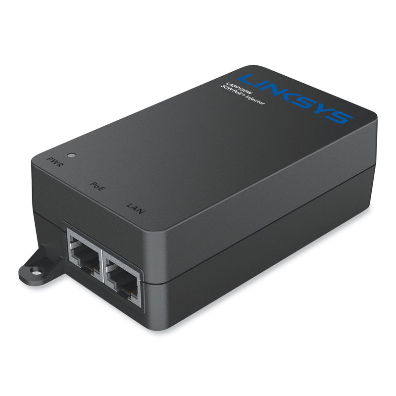 LINKSYS 30W 802.3at Gigabit PoE+ Injector, 2 Ports, TAA Compliant