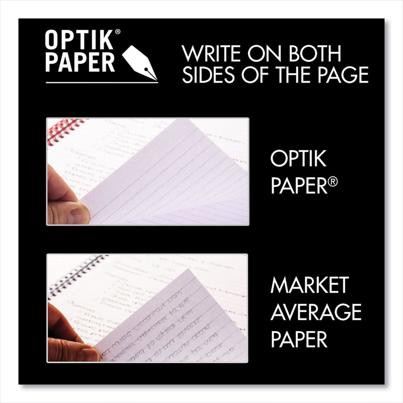 Black n' Red Hardcover Twinwire Notebook, SCRIBZEE Compatible, 1 Subject, Wide/Legal Rule, Black Cover, 9.88 x 6.88, 70 Sheets