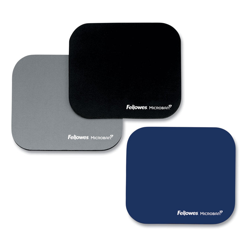 Fellowes Mouse Pad with Microban Protection, 9 x 8, Black