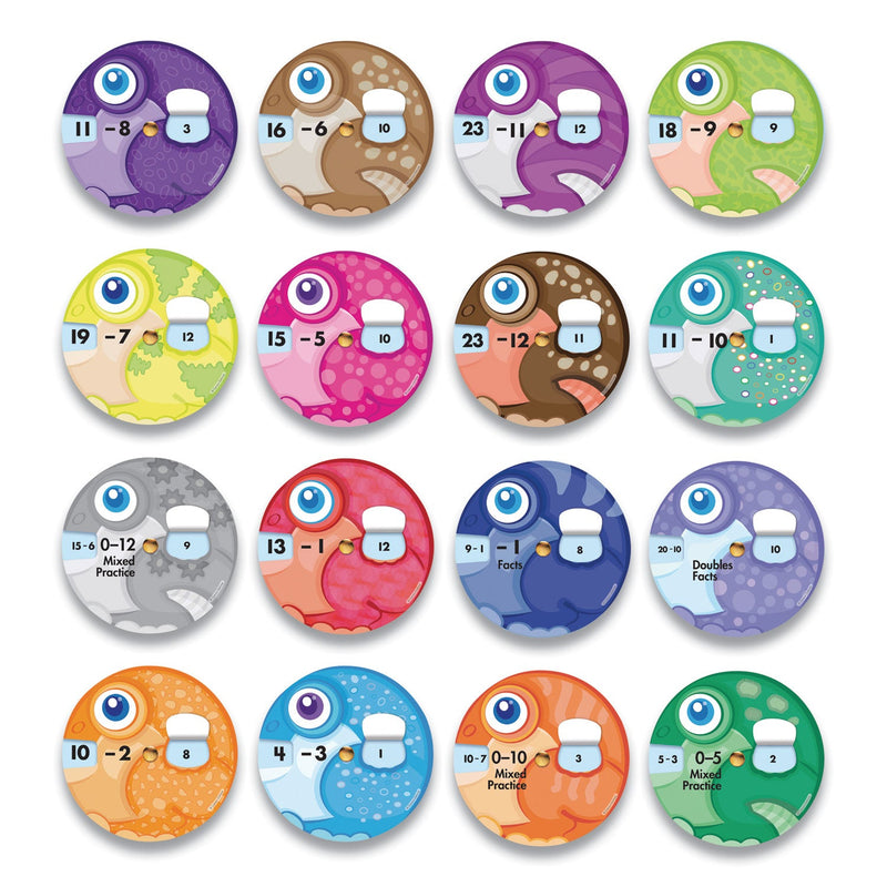 Carson-Dellosa Education EZ-Spin, Subtraction Game, Grades K to 2, 18/Pack