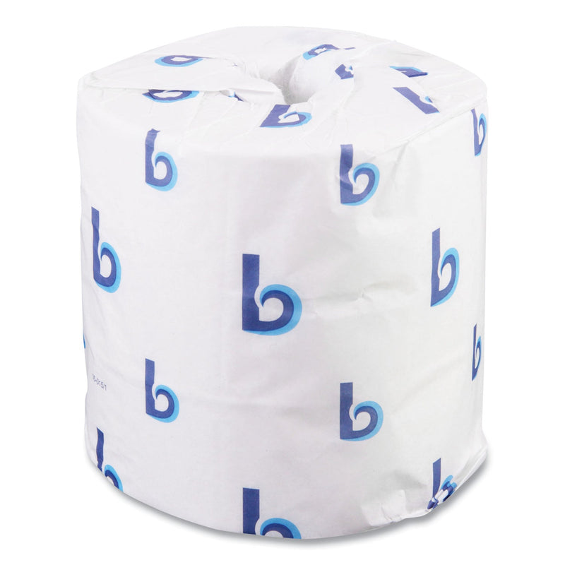 Boardwalk 2-Ply Toilet Tissue, Septic Safe, White, 4.5 x 4.5, 500 Sheets/Roll, 96 Rolls/Carton