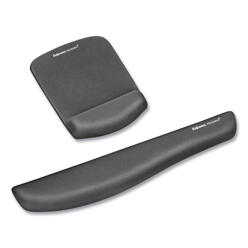 Fellowes PlushTouch Keyboard Wrist Rest, 18.12 x 3.18, Graphite