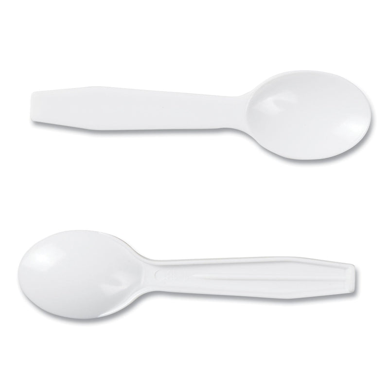 AmerCareRoyal Polystyrene Taster Spoons, White, 3000/Carton