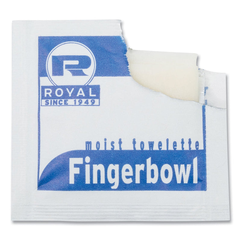 AmerCareRoyal Moist Towelettes, Individually Wrapped, 4 x 6, Lemon Scent, 1,000/Carton