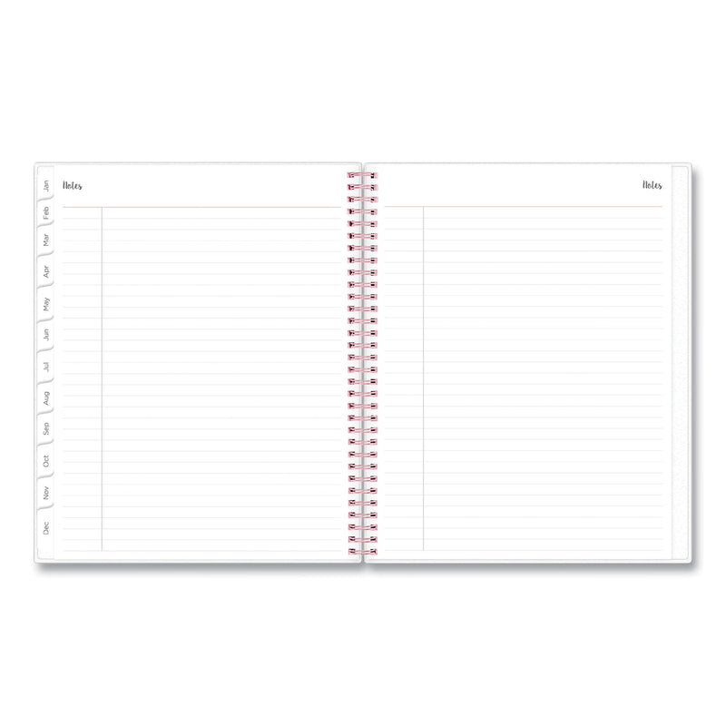 Blue Sky Joselyn Weekly/Monthly Planner, Joselyn Floral Artwork, 11 x 8.5, Pink/Peach/Black Cover, 12-Month (Jan to Dec): 2023