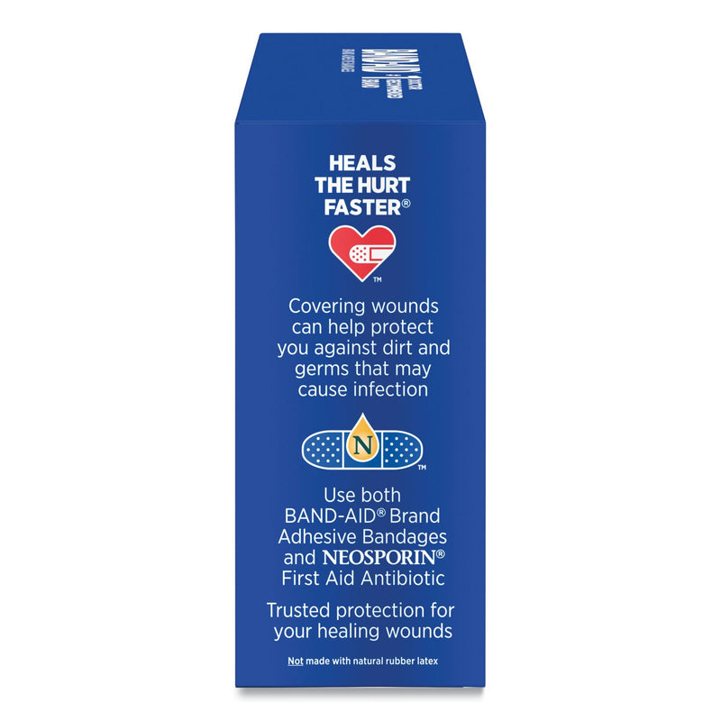 BAND-AID Flexible Fabric Adhesive Bandages, 1 x 3, 100/Box