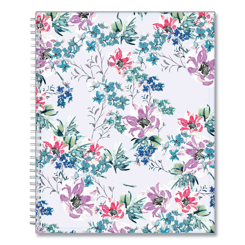 Blue Sky Laila Create-Your-Own Cover Weekly/Monthly Planner, Wildflower Artwork, 11 x 8.5, Purple/Blue/Pink, 12-Month (Jan-Dec): 2023