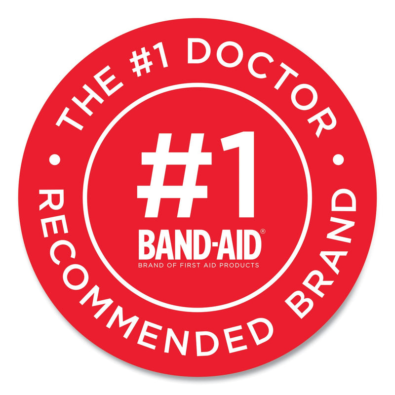 BAND-AID Flexible Fabric Adhesive Bandages, Assorted, 100/Box