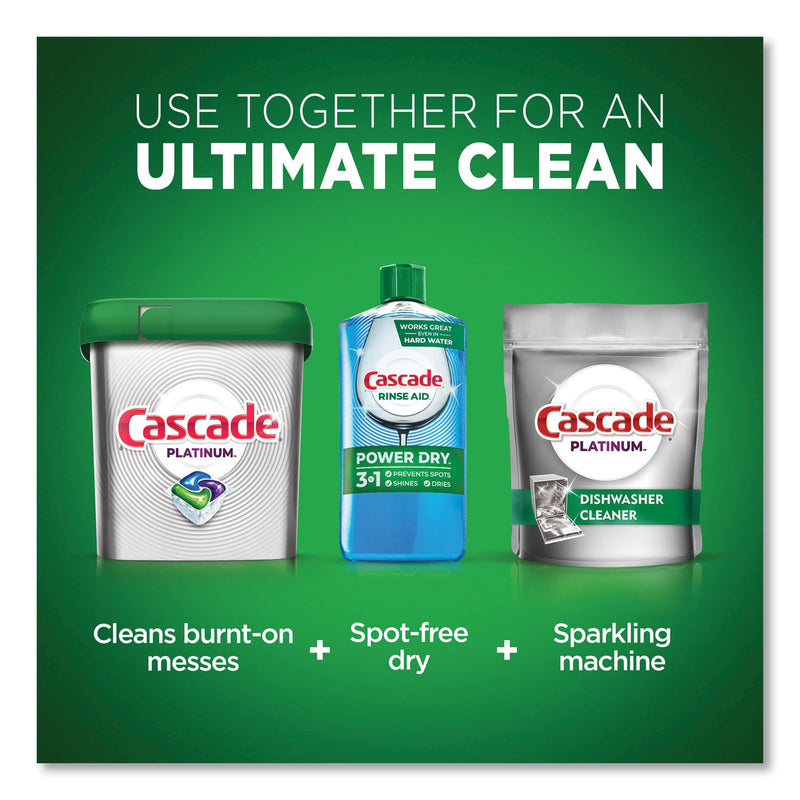 Cascade ActionPacs, Fresh Scent, 11.7 oz Bag, 21/Pack, 5 Packs/Carton