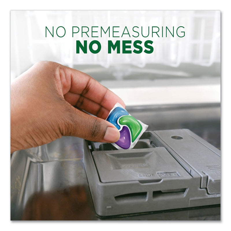 Cascade ActionPacs, Fresh Scent, 11.7 oz Bag, 21/Pack, 5 Packs/Carton