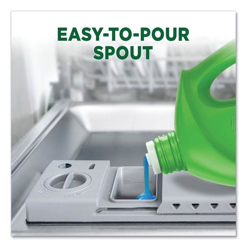 Cascade Dishwasher Gel with Dawn, Fresh, 75 oz Bottle, 6/Carton