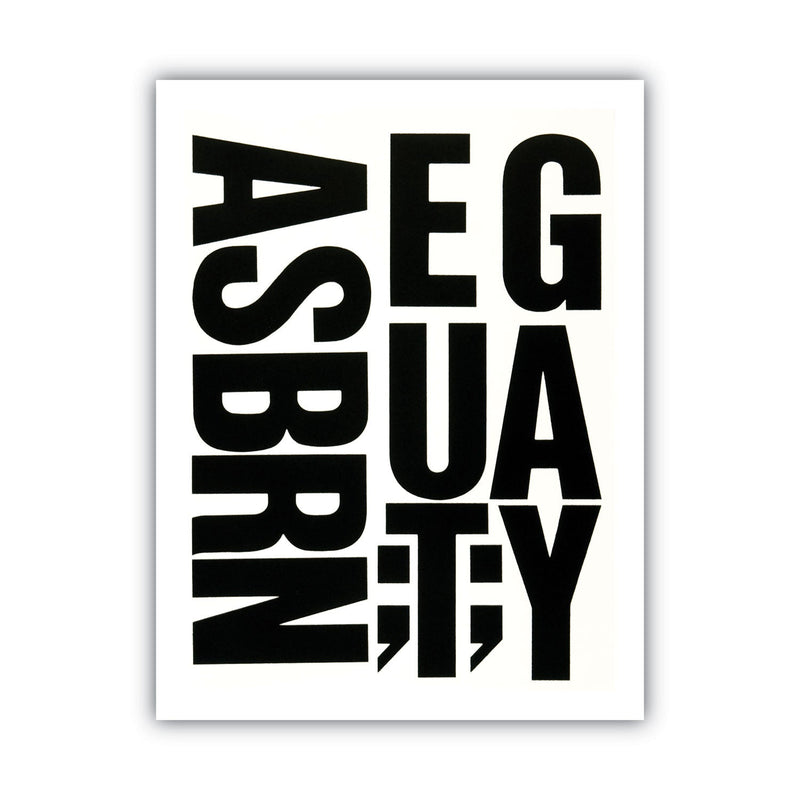 Chartpak Press-On Vinyl Uppercase Letters, Self Adhesive, Black, 4"h, 58/Pack