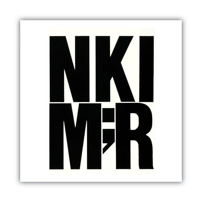 Chartpak Press-On Vinyl Uppercase Letters, Self Adhesive, Black, 6"h, 38/Pack