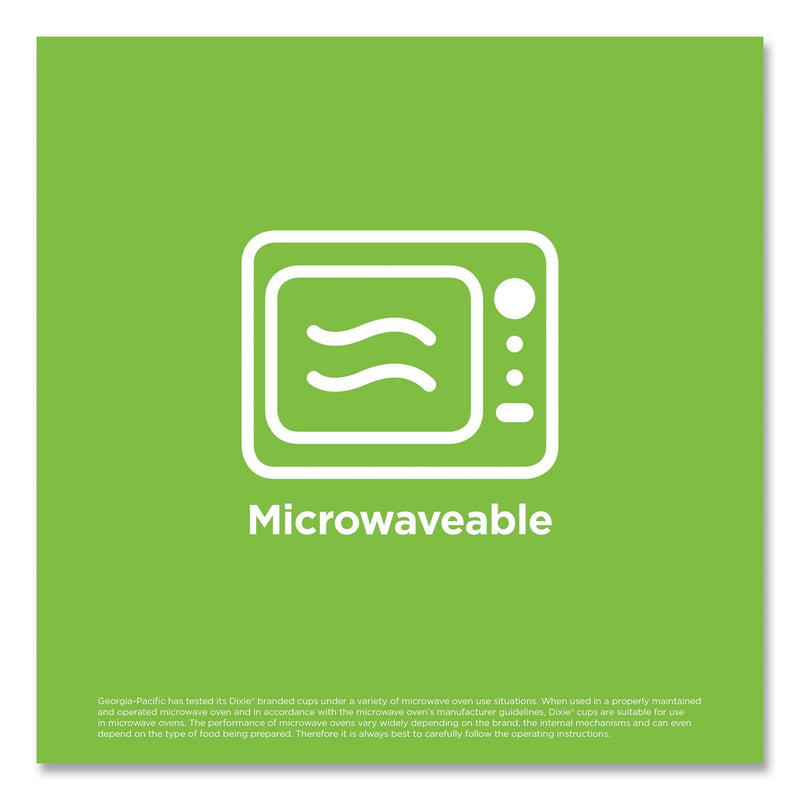 Dixie PerfecTouch Paper Hot Cups, 16 oz, Coffee Haze Design, 50/Pack