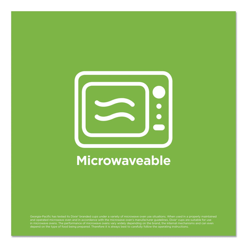 Dixie PerfecTouch Paper Hot Cups, 12 oz, Coffee Haze Design, 160/Pack, 6 Packs/Carton