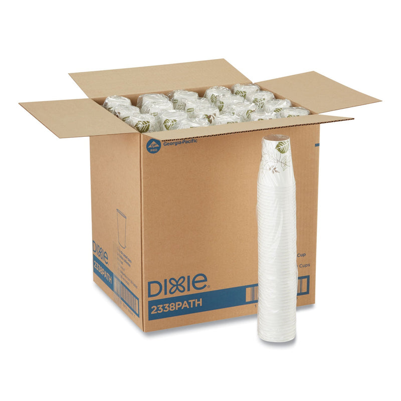 Dixie Pathways Paper Hot Cups, 8 oz, 50 Sleeve, 20 Sleeves/Carton