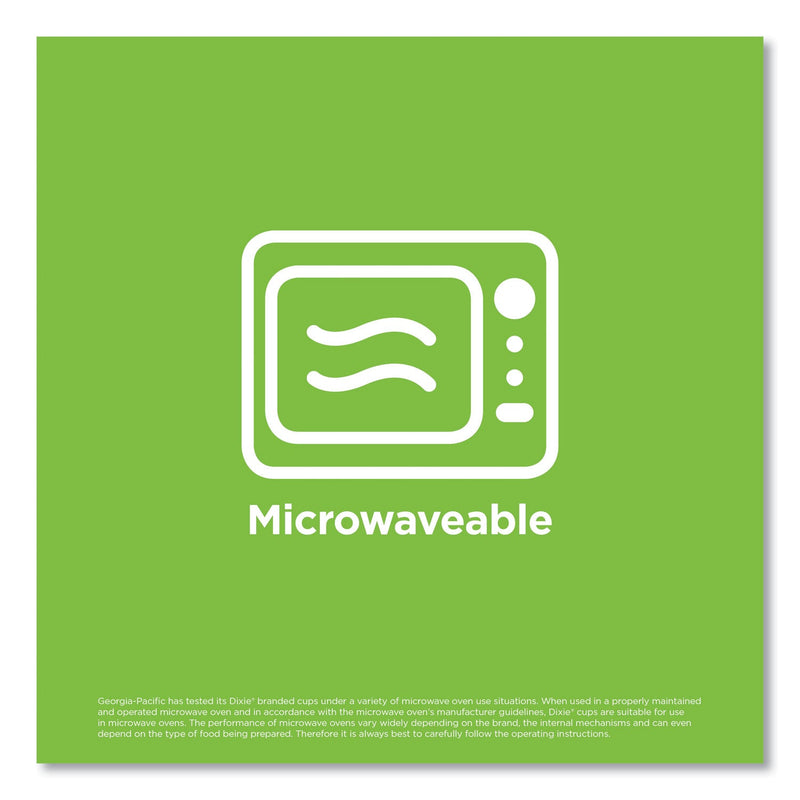 Dixie PerfecTouch Paper Hot Cups, 20 oz, Coffee Haze Design, 25/Sleeve, 20 Sleeves/Carton