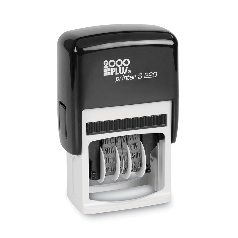 COSCO 2000PLUS Economy Dater, Self-Inking, Black