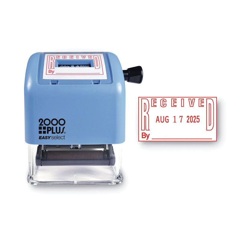 COSCO 2000PLUS ES Dater, RECEIVED + Date, 1 x 1.81, Red
