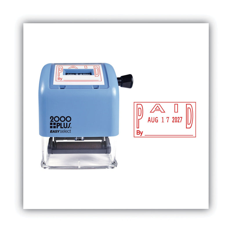 COSCO 2000PLUS ES Dater, PAID + Date, 1 x 1.81, Red