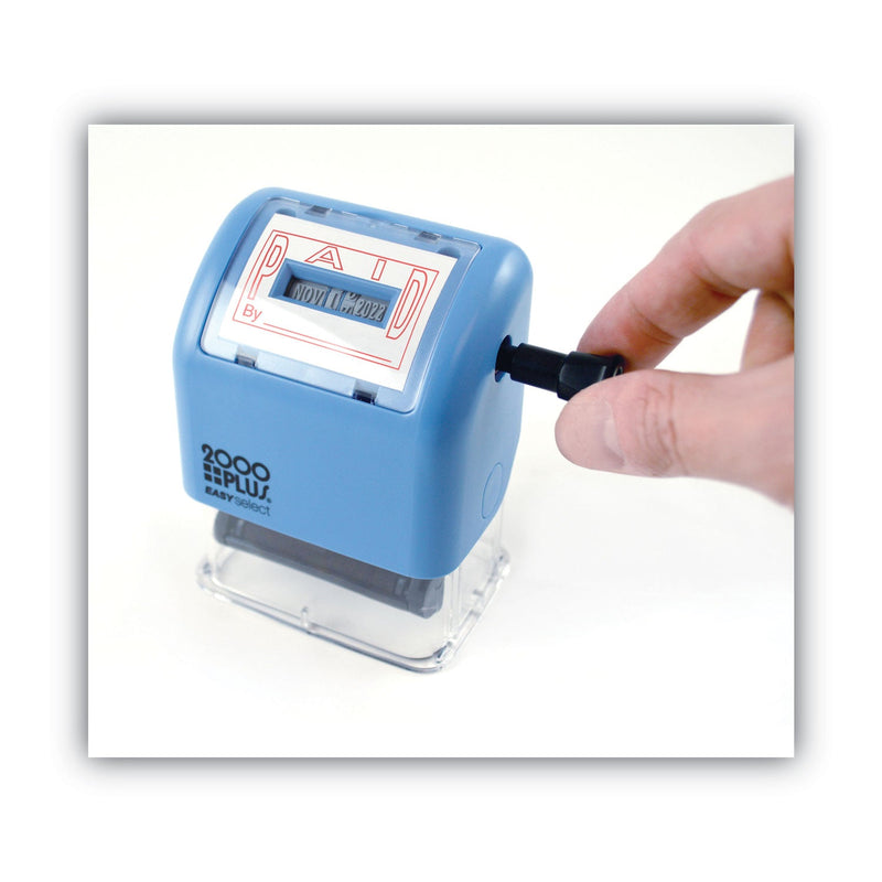 COSCO 2000PLUS ES Dater, PAID + Date, 1 x 1.81, Red