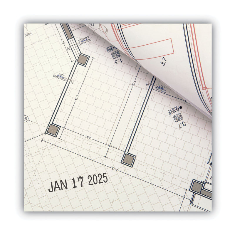 COSCO 2000PLUS Self-Inking Heavy-Duty Line Dater with Microban, 1.25 x 0.63, Black