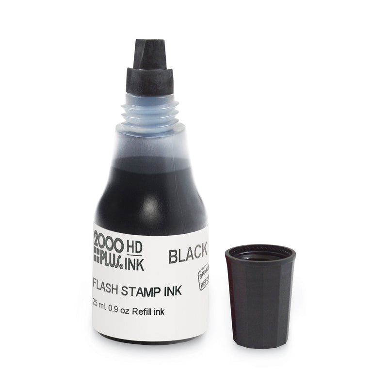 COSCO 2000PLUS Pre-Ink High Definition Refill Ink, 0.9 oz. Bottle, Black