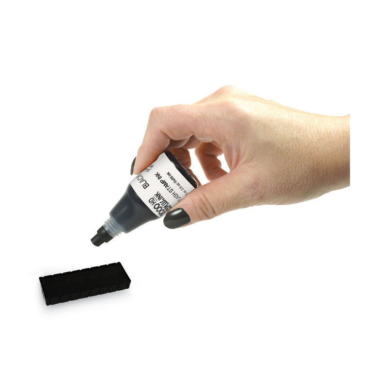COSCO 2000PLUS Pre-Ink High Definition Refill Ink, 0.9 oz. Bottle, Black