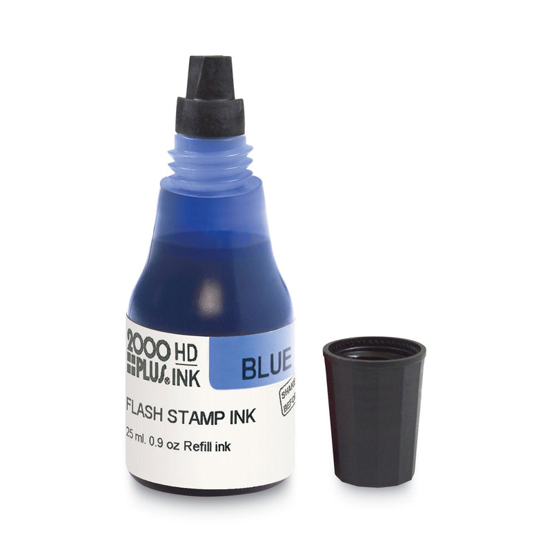 COSCO 2000PLUS Pre-Ink High Definition Refill Ink, Blue, 0.9 oz Bottle, Blue