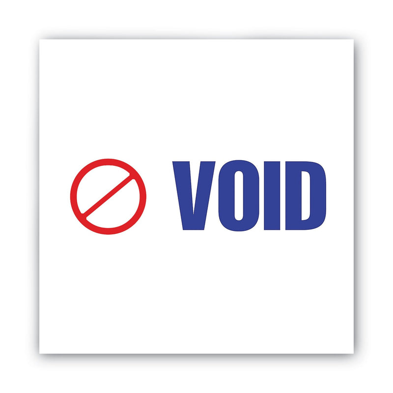 ACCUSTAMP2 Pre-Inked Shutter Stamp, Red/Blue, VOID, 1.63 x 0.5