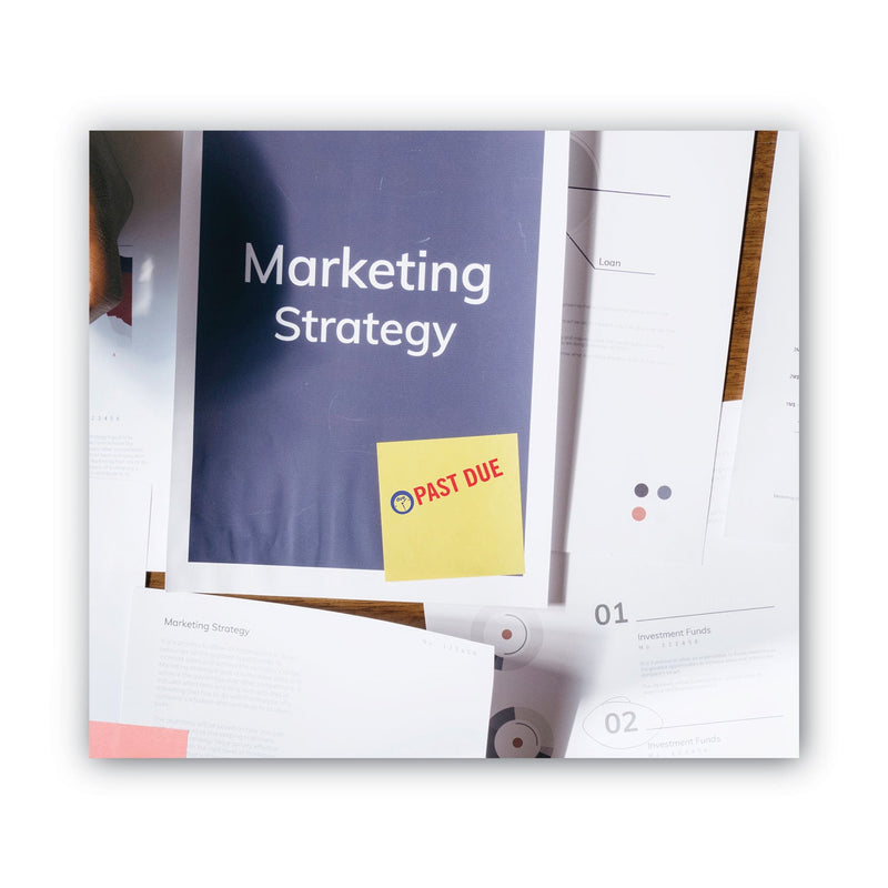 ACCUSTAMP2 Pre-Inked Shutter Stamp, Red/Blue, PAST DUE, 1.63 x 0.5