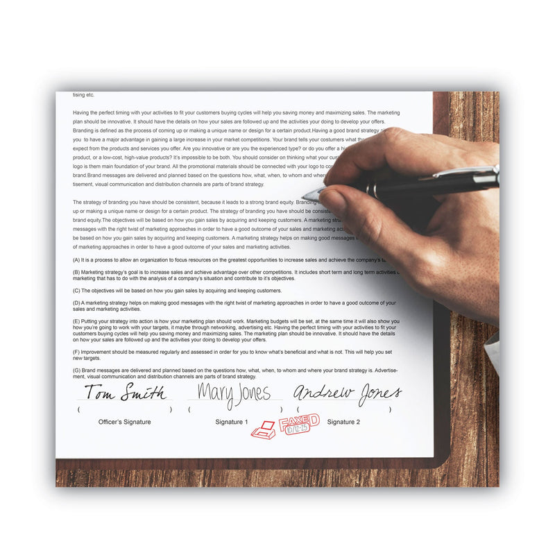 ACCUSTAMP2 Pre-Inked Shutter Stamp, Red, FAXED, 1.63 x 0.5