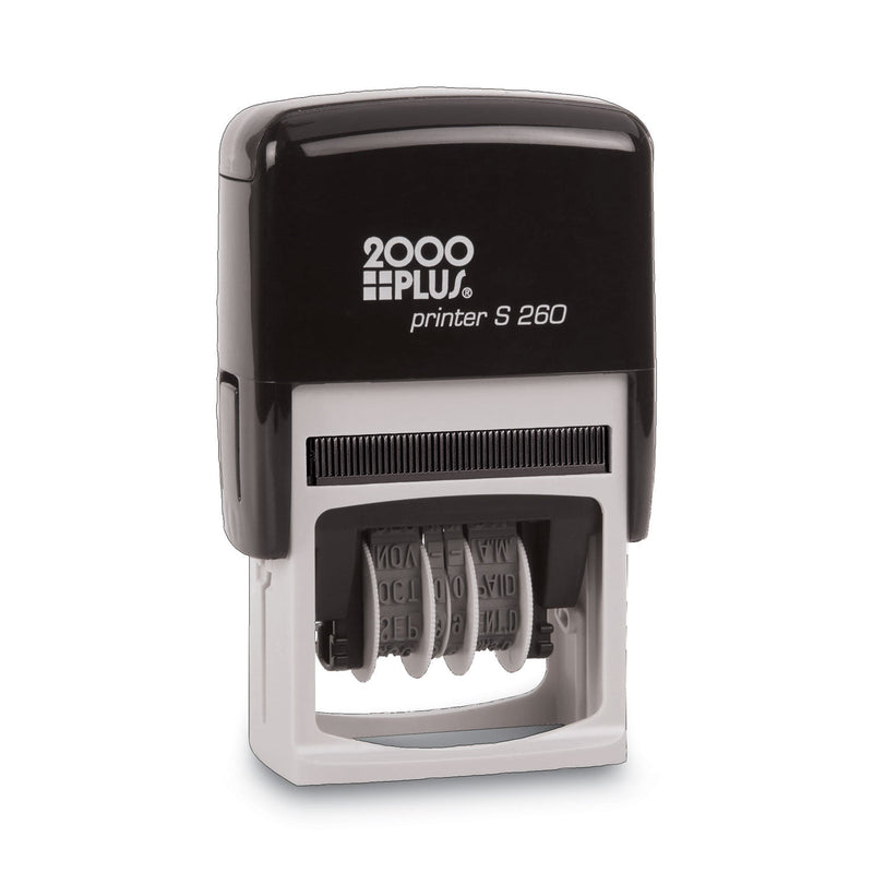 COSCO 2000PLUS Economy Message Dater, 4 Messages, Red/Blue, 1.75 x 0.94