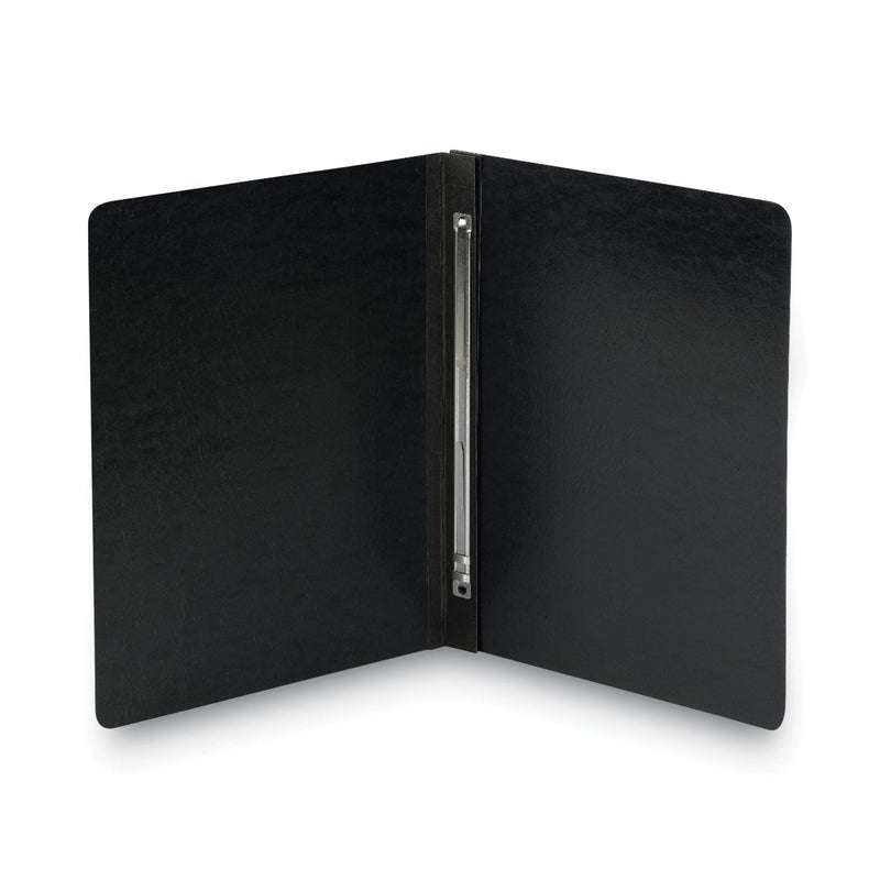 Smead Prong Fastener Premium Pressboard Report Cover, Two-Piece Prong Fastener, 3" Capacity, 8.5 x 11, Black/Black