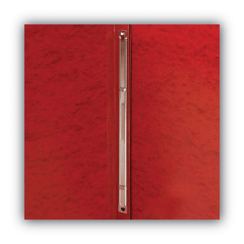 Smead Prong Fastener Premium Pressboard Report Cover, Two-Piece Prong Fastener, 3" Capacity, 8.5 x 11, Bright Red/Bright Red