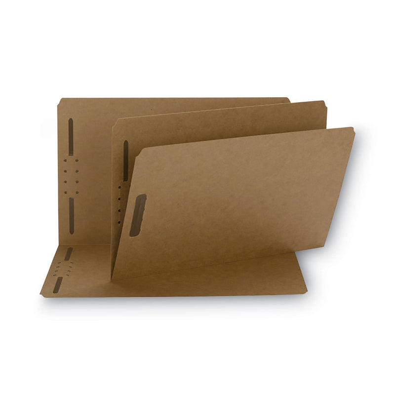 Smead Kraft Fastener Folders, 2 Fasteners, Legal Size, Kraft Exterior, 50/Box