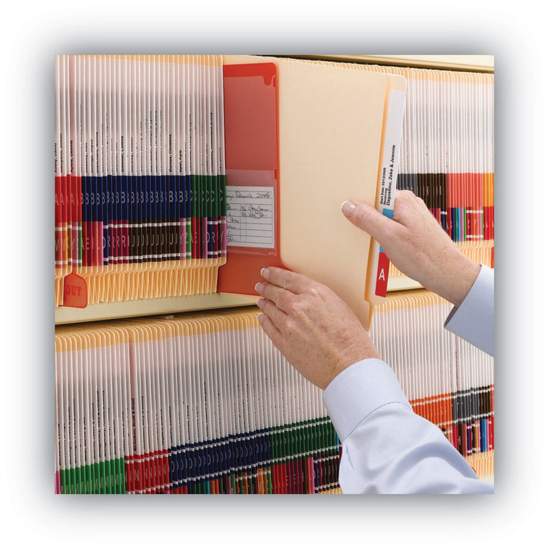 Smead Manila End Tab Fastener Folders with Reinforced Tabs, 11-pt Stock, 2 Fasteners, Letter Size, Manila Exterior, 250/Box